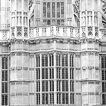 伦敦,老,历史,议会,玻璃,窗户,建筑,平台