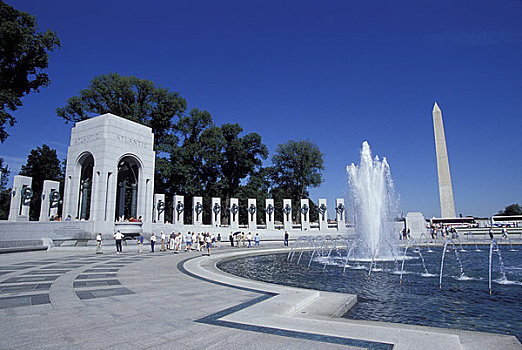 美国,华盛顿特区,二战,纪念,华盛顿纪念碑