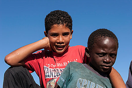 男孩,纳米比亚,非洲