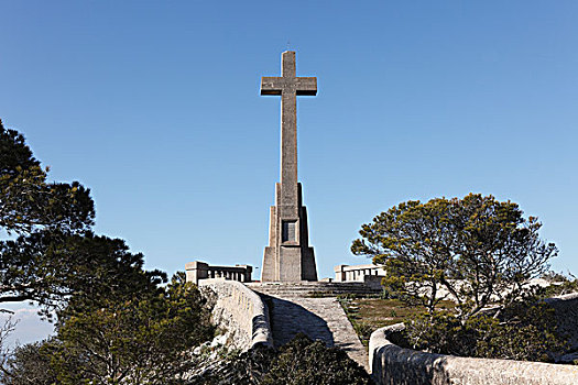 十字架,圣萨尔瓦多,马略卡岛,巴利阿里群岛,西班牙,欧洲