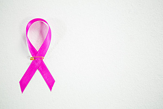 俯视,粉色,乳腺癌,意识,带,白色背景,背景