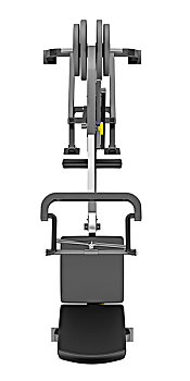俯视,控制杆,健身房,机器,隔绝,白色背景,背景
