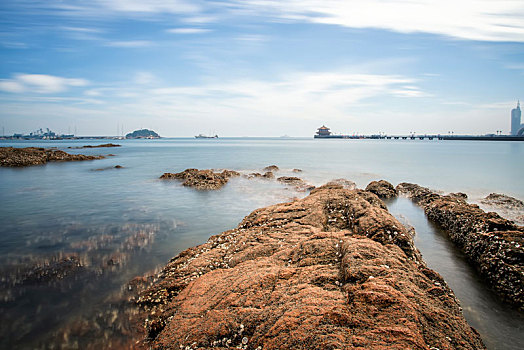 青岛湾城市风光