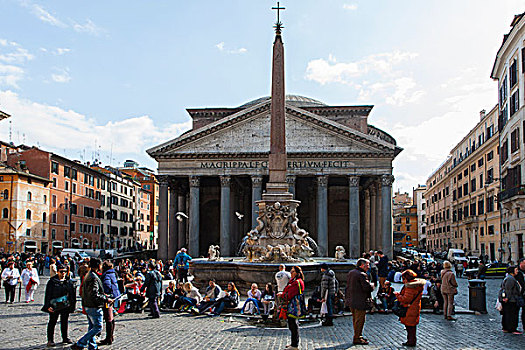万神殿,广场,罗马,意大利,欧洲
