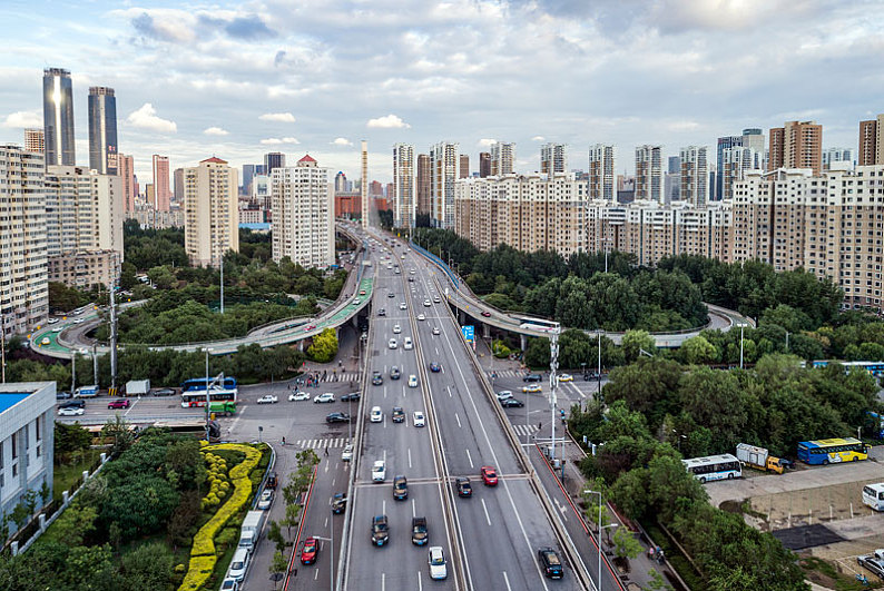 城市快速路图片_城市快速路高清图片_全景视觉