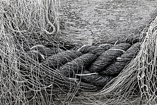 渔网,绳索