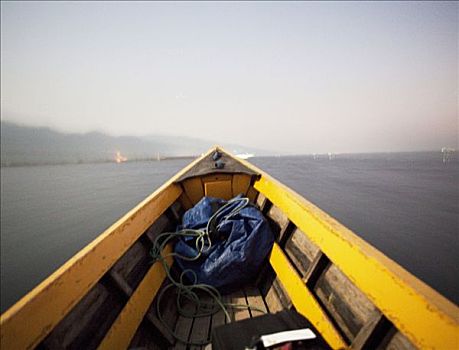 船,海中,缅甸