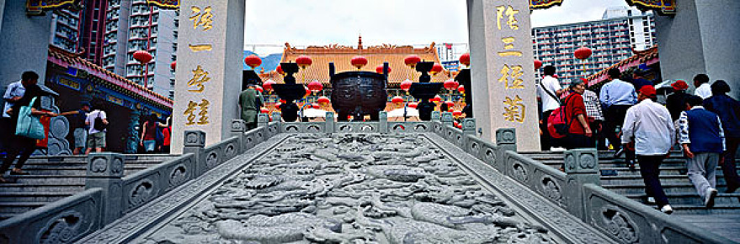 黃大仙祠,九龙,香港