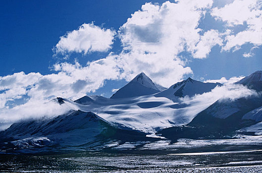 各拉丹冬雪山