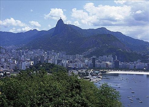 海岸,瞭望点,海洋,里约热内卢,巴西,南美