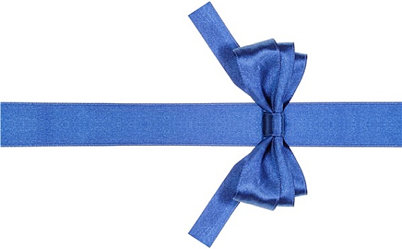 对称,蓝色,蝴蝶结,切削,丝带