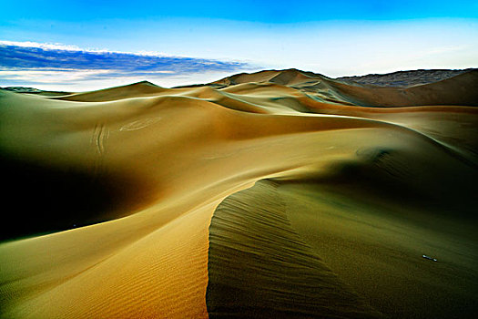 沙丘,沙漠,波纹,干燥,荒凉