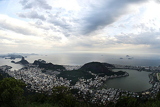 航拍,城市,里约热内卢,巴西