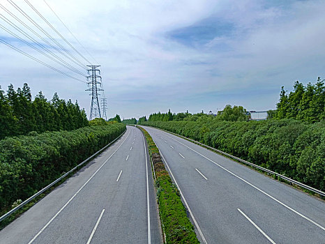 道路绿化,高速公路