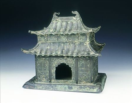 模型,中国寺庙,宋朝,艺术家,未知