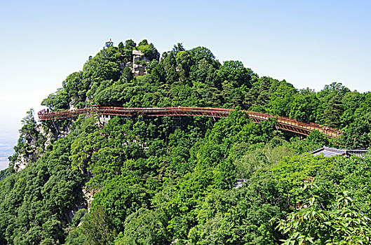 太华山少华山图片