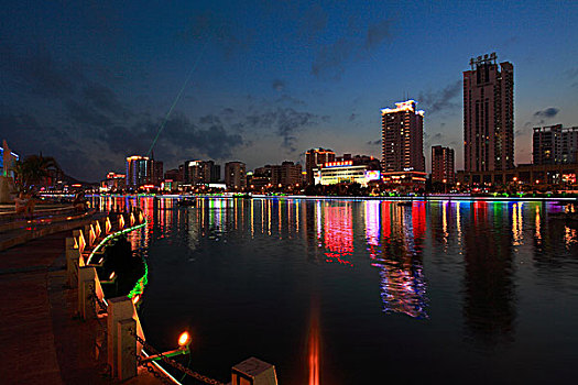 海南省三亚市夜景