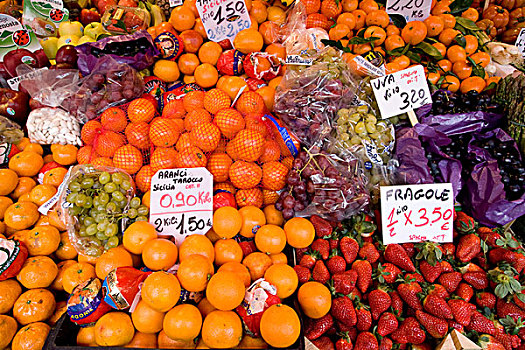 意大利,威尼斯,新鲜,水果,出售,市场