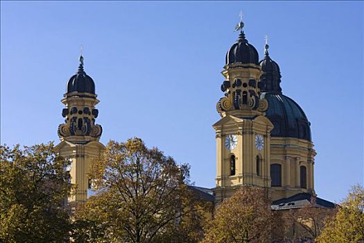 特阿蒂那教堂,教堂,慕尼黑,巴伐利亚,德国,欧洲