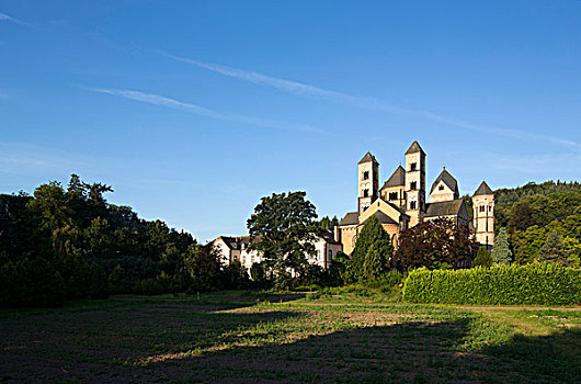 玛丽亚,教堂,风景,东北方,莱茵兰普法尔茨州,德国