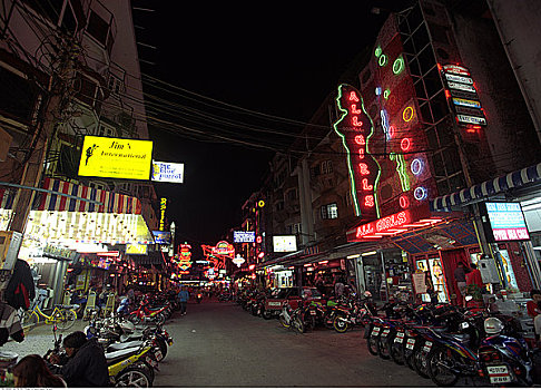 街景,芭堤雅,泰国
