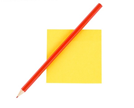 红色,铅笔,纸,隔绝