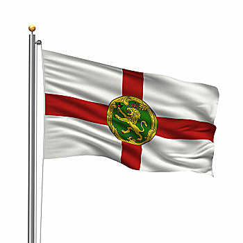 旗帜,摆动,风,峡岛,英国,皇冠,可靠
