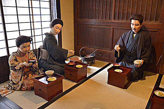 斑点,交易,生活方式,博物馆,日本