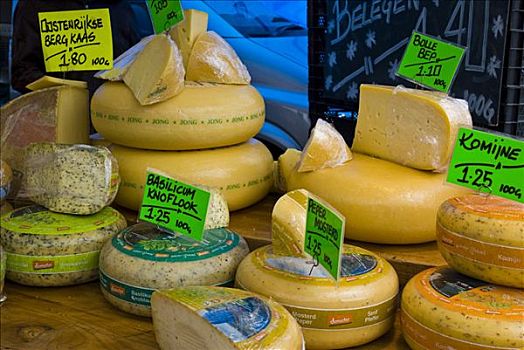 奶酪,售出,市场,阿姆斯特丹,荷兰,欧洲