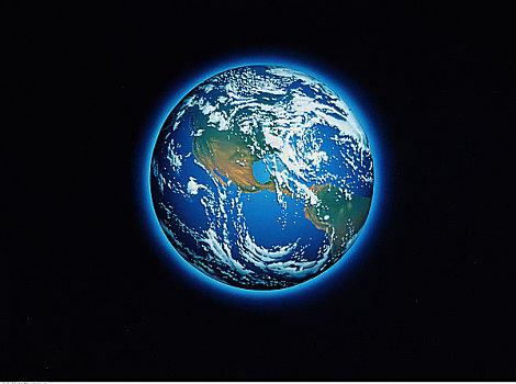 地球,太空,北方,南美