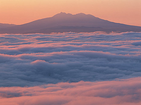 山,云海