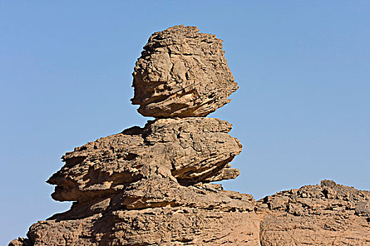 岩石构造,利比亚沙漠,阿卡库斯,山峦,利比亚,撒哈拉沙漠,北非,非洲