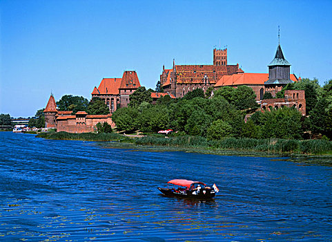 河,马尔堡,波兰