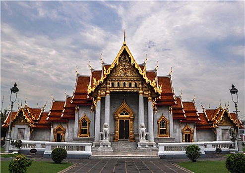 大理石庙宇,云石寺,旅游胜地,曼谷,泰国