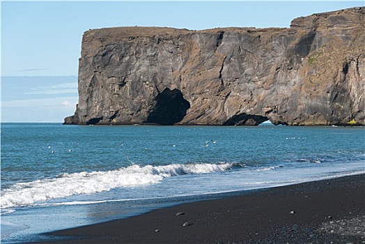 岩石,悬崖,冰岛