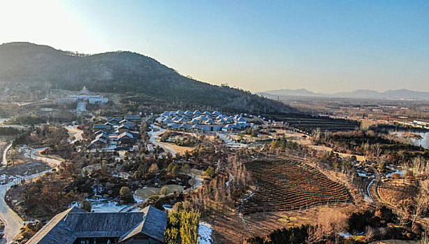 山东日照,冬日天台山风景美