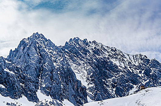 雪山，麗江，玉龍雪山