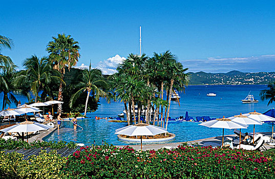 酒店,岛屿,美国维京群岛,加勒比海