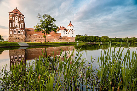美景,城堡,白俄罗斯