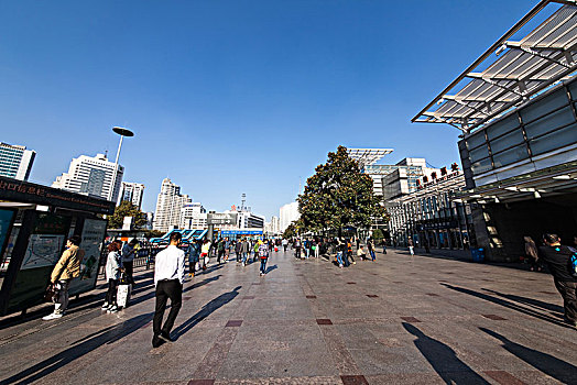上海市火车站广场