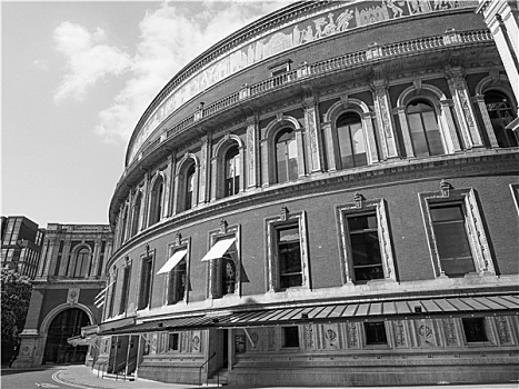 黑白,皇家,大厅,伦敦