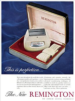 电动剃须刀,20世纪50年代