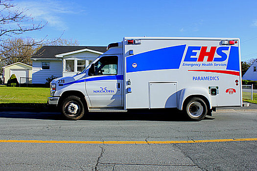 救护车,途中,新斯科舍省,加拿大