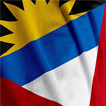 安提瓜岛,旗帜,特写