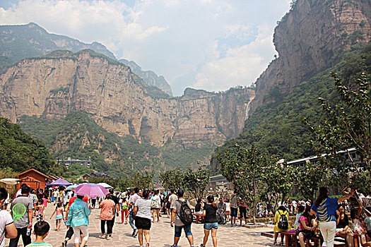 河南辉县宝泉风景区