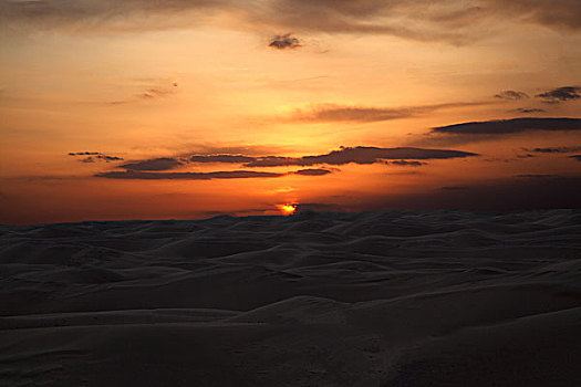 沙漠日落