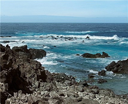 沿岸,风景,亚速尔群岛