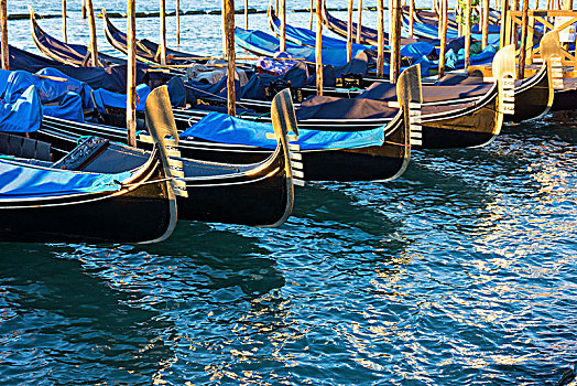 威尼斯,小船,早晨,亮光