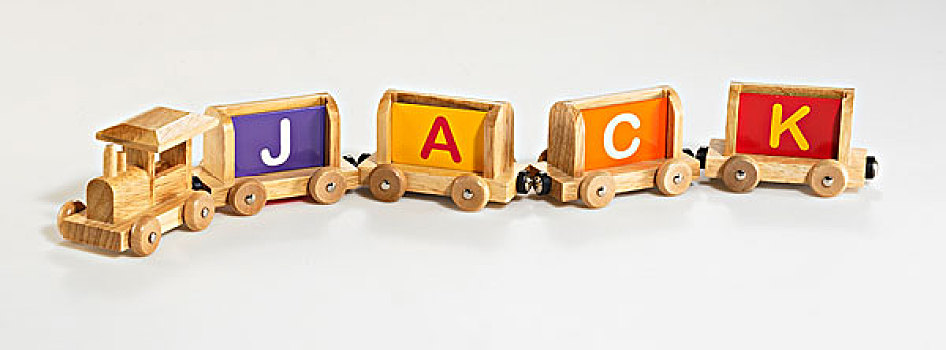 木制玩具,列车