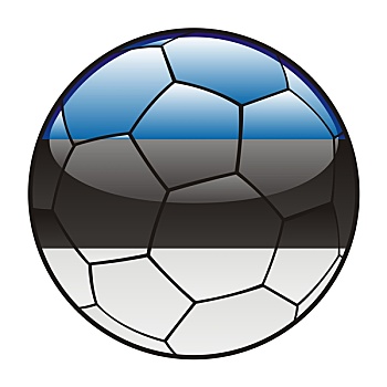 爱沙尼亚,旗帜,足球